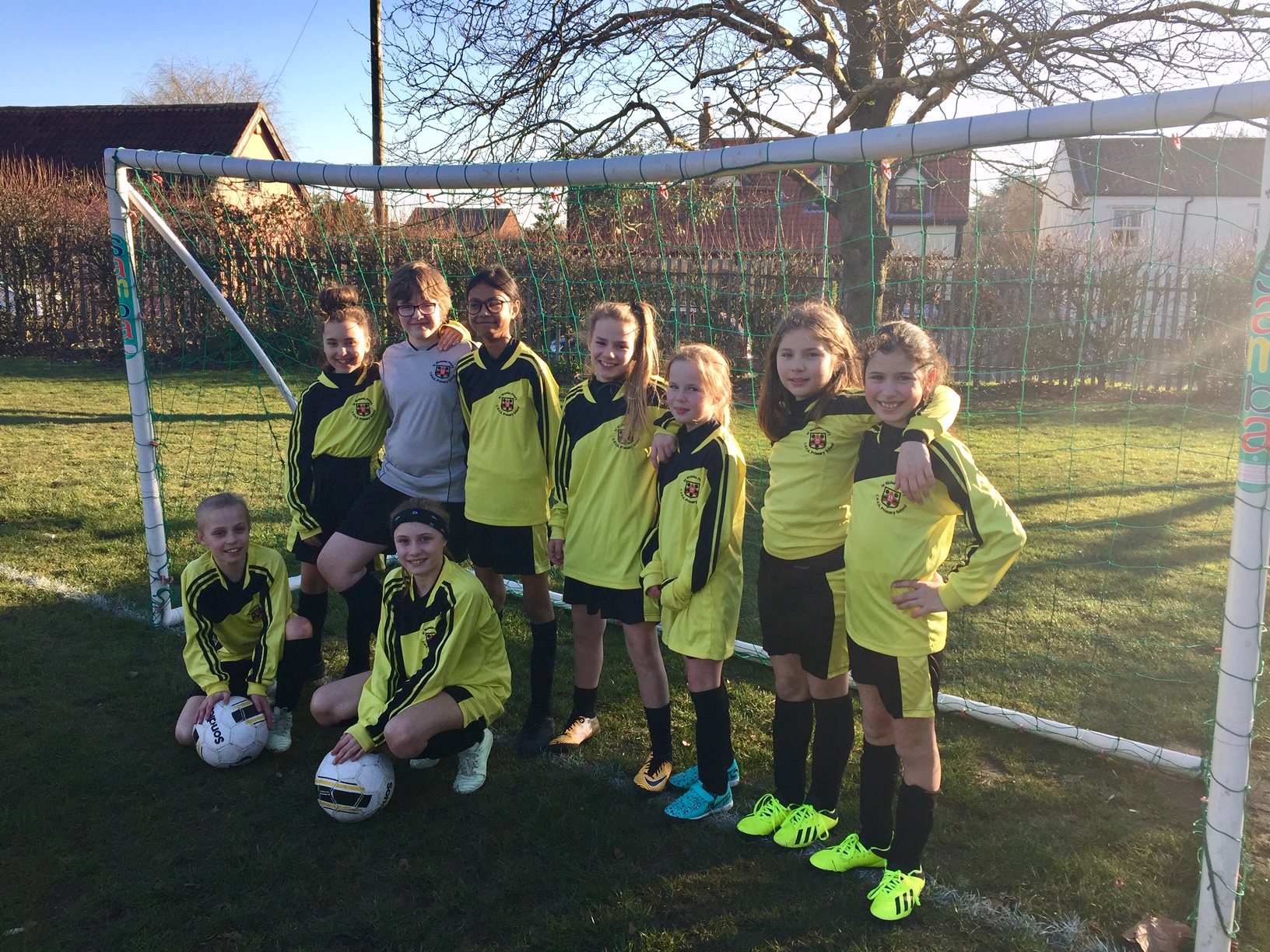 Girls football 25th Feb